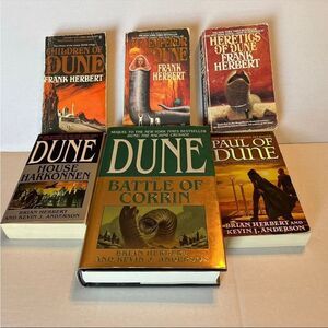 Dune Book Bundle of Six Books by Frank Herbert Brian Herbert & Kevin J. Anderson